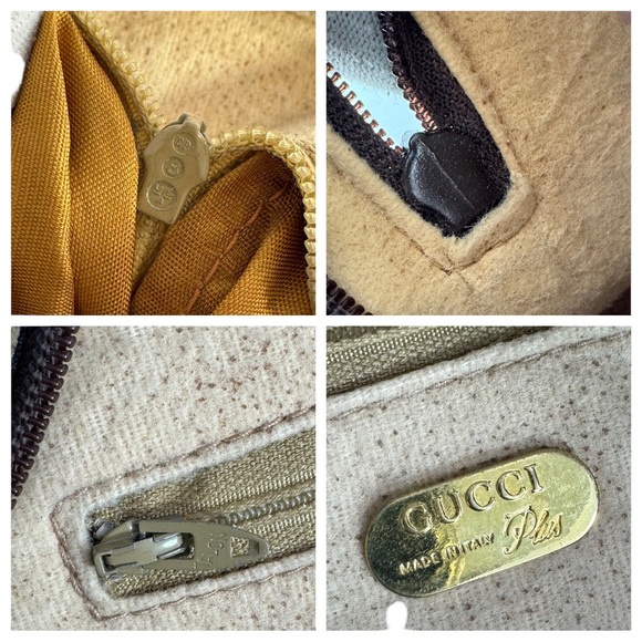 GUCCI Plus Beige Canvas/Tan Leather GG Monogram Boston Satchel Authenticated - Picture 12 of 16